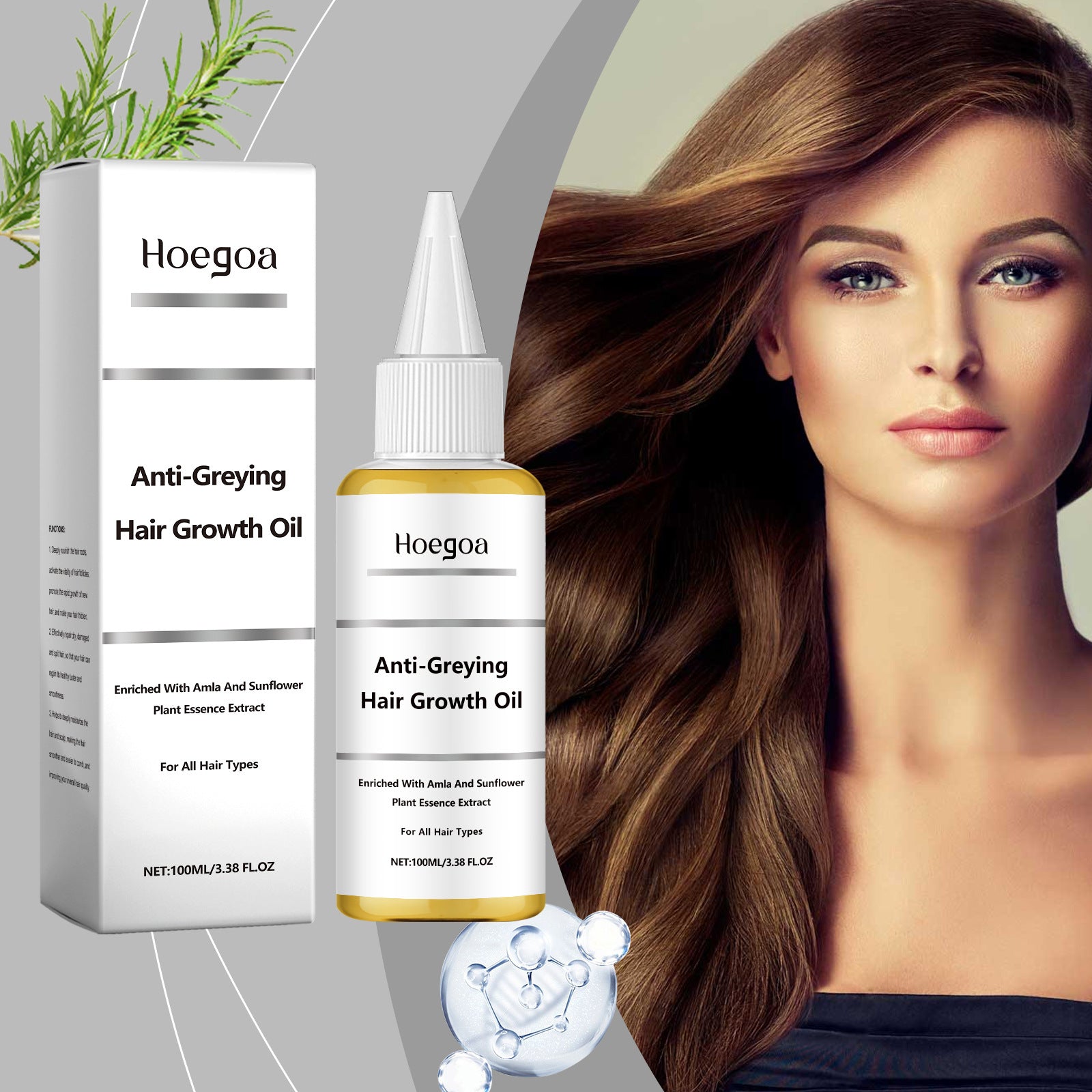 كريم تصفيف الشعر بإكليل الجبل – تغذية لطيفة